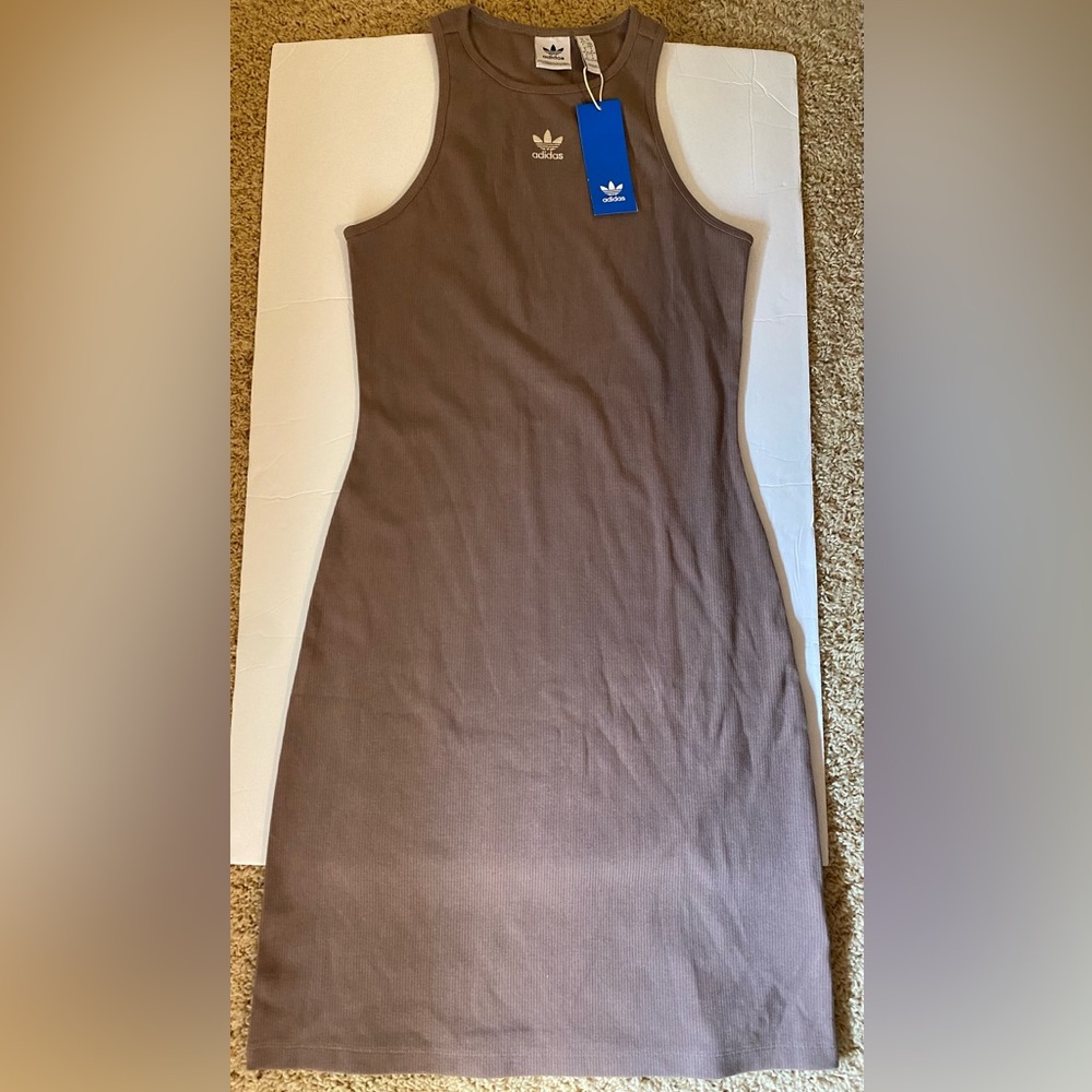 Adidas Rib Tank Dress New Womens size Medium